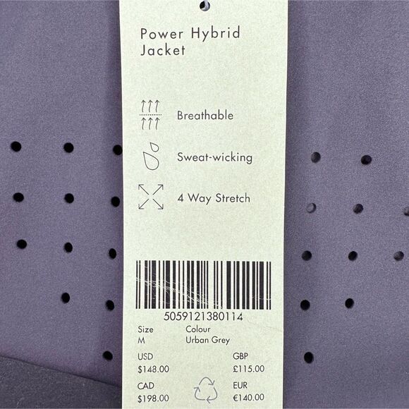 Sweaty Betty Power Hybrid Jacket - Size Medium - Picture 8 of 8